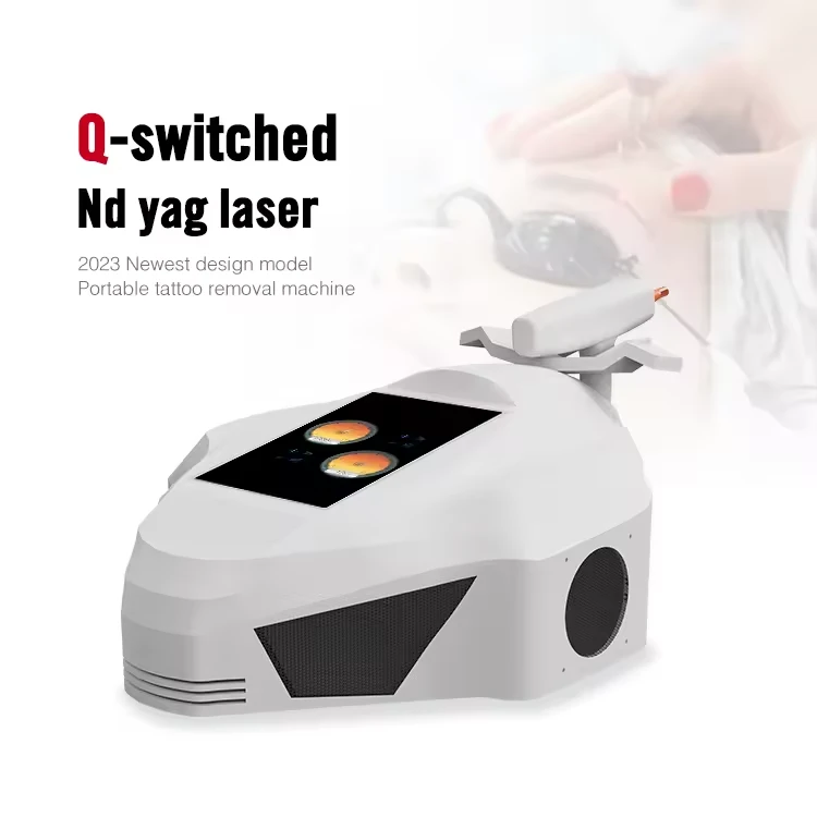 Tattoo Removal Laser Machine Adjustable Heads Nd Yag Laser Machine